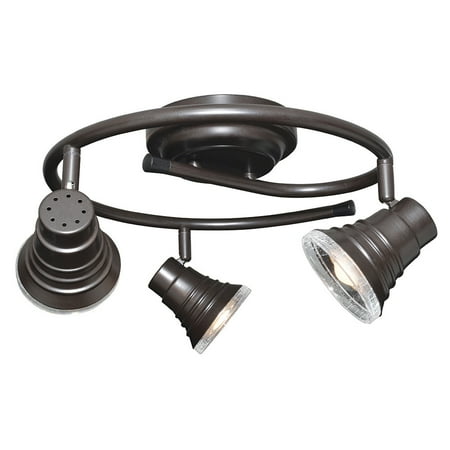 

Afx Macfg3300l30 Mack 3 Light 18 Wide Led Fixed Rail Ceiling Fixture - Bronze
