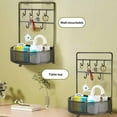 thumbnail image 4 of Meitianfacai Jewelry Rack Organizer Desktop Trinket Display Rack Desktop Shelf Hangable Shelf Iron Shelf, 4 of 6