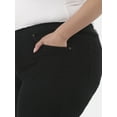 thumbnail image 3 of JMS Just My Size by Hanes Women's Plus Size 4 Pocket Bootcut Jeans, Single and 2-Pack, 3 of 8