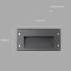 thumbnail image 3 of Lámpara de pared LED empotrada para exteriores, luz cálida/fría, IP65, impermeable, empotrada para escaleras, pasillos, porches, patios, 3 W, 5 W, 3 of 5