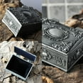 thumbnail image 3 of EHJRE Gothic Vintage Necklace Studs Jewelry Trinket Display Storage Box Case 6.3, 3 of 9