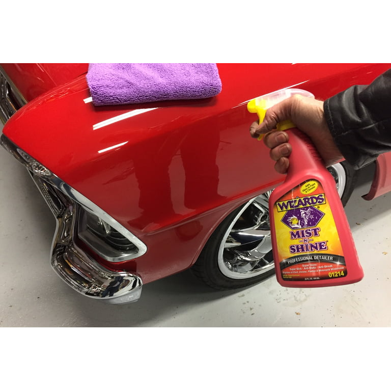 Wizards Mist-N-Shine Professional Detailer - Multi-Use Glass