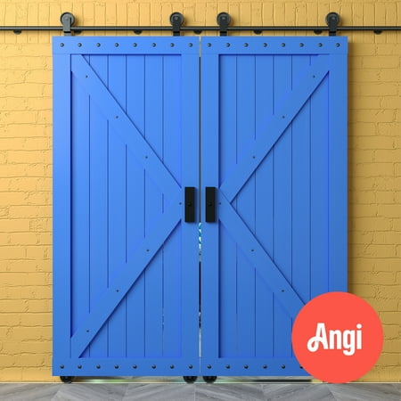 Complex Barn Door Installation Complex Barn Door Installation
