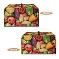 thumbnail image 5 of Whosucclay Fruits Vegetable Print Microwave Dust Cover Waterproof, Heat-Resistant, Microwave Oven Cover, Anti-Oil-Staining Kitchen Appliance Covers, Easy to Clean-S, 5 of 7