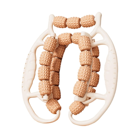 hengtong Massage Roller Bodybuilding Equipment Circular Leg Clamp for Elbow Legs Calf Brown