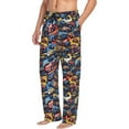 thumbnail image 3 of Mens Pajama Pants - Soft Sleep & Lounge Pants for Men, colorful off road racing car Cuteness Casual PJ Bottoms Pants with Pockets, 3 of 5