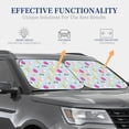 thumbnail image 3 of Goofa Happy Easter Pattern 2 Piece Car Windshield Sun Shade Foldable | Front Windshield Shade for Sun, Heat and UV Rays | Sunshade for Car Front Window-Medium, 3 of 7