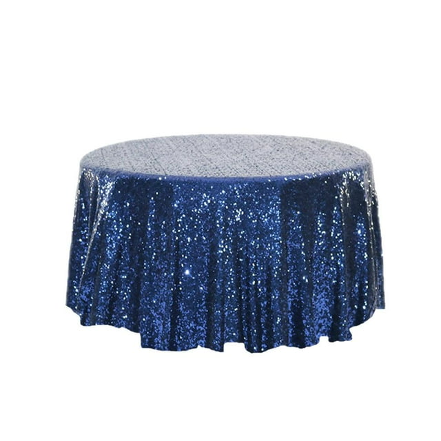 Birdeem Nappe Ronde Nappe Nappe Nappe Ronde Housse de Table Nappes Rondes Housse de Table Ronde Nappe Ronde à Paillettes Décoration de Mariage Fête Gâteau Dessert Événement Noël
