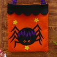 Darzheoy Halloween Tote Bag Gift Bag Skull Pumpkin Spider Witch Candy