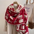 thumbnail image 2 of Bufanda de cachemir para mujer, chal grueso de diseño de lujo, manta, Foulard, Poncho de viaje, estolas, invierno, 2022 Fivean unisex, 2 of 2