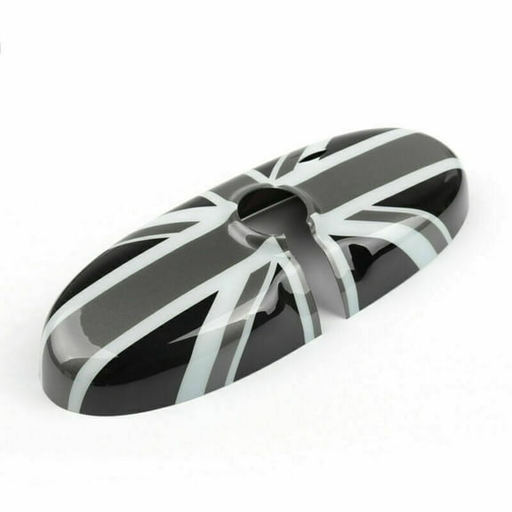 Union Jack UK Flag Rear View Mirror Cover for MINI Cooper R55 R56 R57 R59 Blk U1