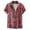 Pink, variant on RKSTN Mens Shirts Short Sleeve Fashion Casual And Comfortable Short-sleeved Single-breasted Shirt Top Hawaiian Shirts for Men