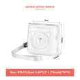 thumbnail image 3 of Pocket Printer Sleeve Durable Compact Accurate Plastic Pocket Printer Protector With Wrist Band, 3 of 9