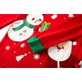 thumbnail image 5 of Kids Christmas Pajamas 100% Cotton Long Sleeve Toddler Snowman Xmas Pjs Childrens Christmas Jammies Clothes 8T, 5 of 7