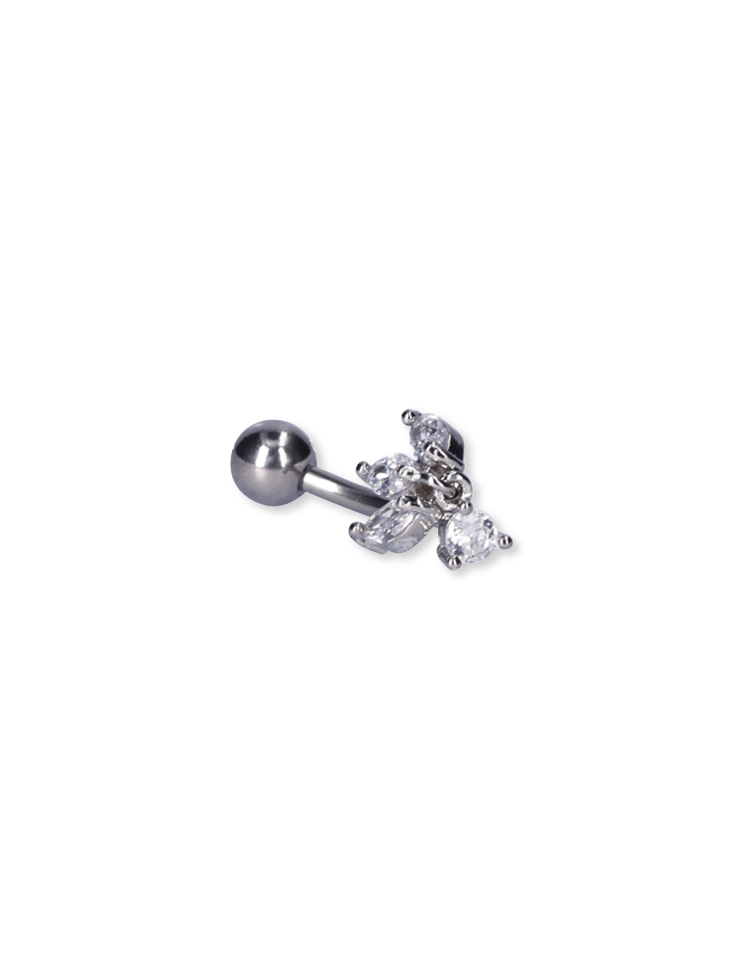 Women's Cubic Zirconia Dangle Belly Button Ring
