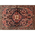 thumbnail image 1 of Ahgly Company Indoor Rectangle Traditional Orange Salmon Pink Persian Area Rugs, 5' x 7', 1 of 6