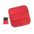 thumbnail image 3 of Cojín de asiento plegable multiusos para acampar, para jardín, senderismo y patio Borde rojo, 3 of 8