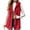 A07-Red, variant on Aswuknt Womens Fleece Hooded Vest Plush Zip Up Sleeveless Jacket Long Vests For Casual Daily Wear Layering Fall Winter Outerwear