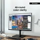 thumbnail image 3 of SAMSUNG FT45 Series 24-Inch FHD 1080p Computer Monitor, 75Hz, IPS Panel, HDMI, DisplayPort, USB Hub, Height Adjustable Stand, 3 Yr WRNTY (LF24T454FQNXGO),Black, 3 of 5