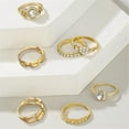 thumbnail image 6 of Latrodar Women Rings Anniversary Valentine's Day Gifts for Girlfriend Gold up to 30% Off, 6 of 7