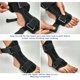 thumbnail image 5 of Minnieouse Soporte de pie de neopreno Reemplazo portátil Transpirable Ajustable Ergonómico Unisex Adulto Niños Tobilleras Ajustador de soporte Suministros de ortodoncia Minnieouse CE015648-01, 5 of 6