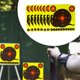 thumbnail image 5 of Objetivos de salpicadura para disparar, papel reactivo de 8 pulgadas, pegatinas de objetivo, rollo de objetivo autoadhesivo para de pellets, 20 piezas Soledad Objetivo autoadhesivo, 5 of 10