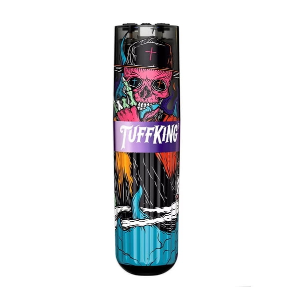 TUFFKING Wireless Tättoo Pen Machine - LED Display, 1600mAh Battery, Type-C Charging, 3.5mm Stroke, Skull Design for Tättoo Artists