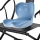 thumbnail image 1 of Cojín de asiento de espuma viscoelástica, respaldo portátil, almohada de apoyo para la espalda multiusos, almohada de apoyo lumbar para silla de Azul, 1 of 8