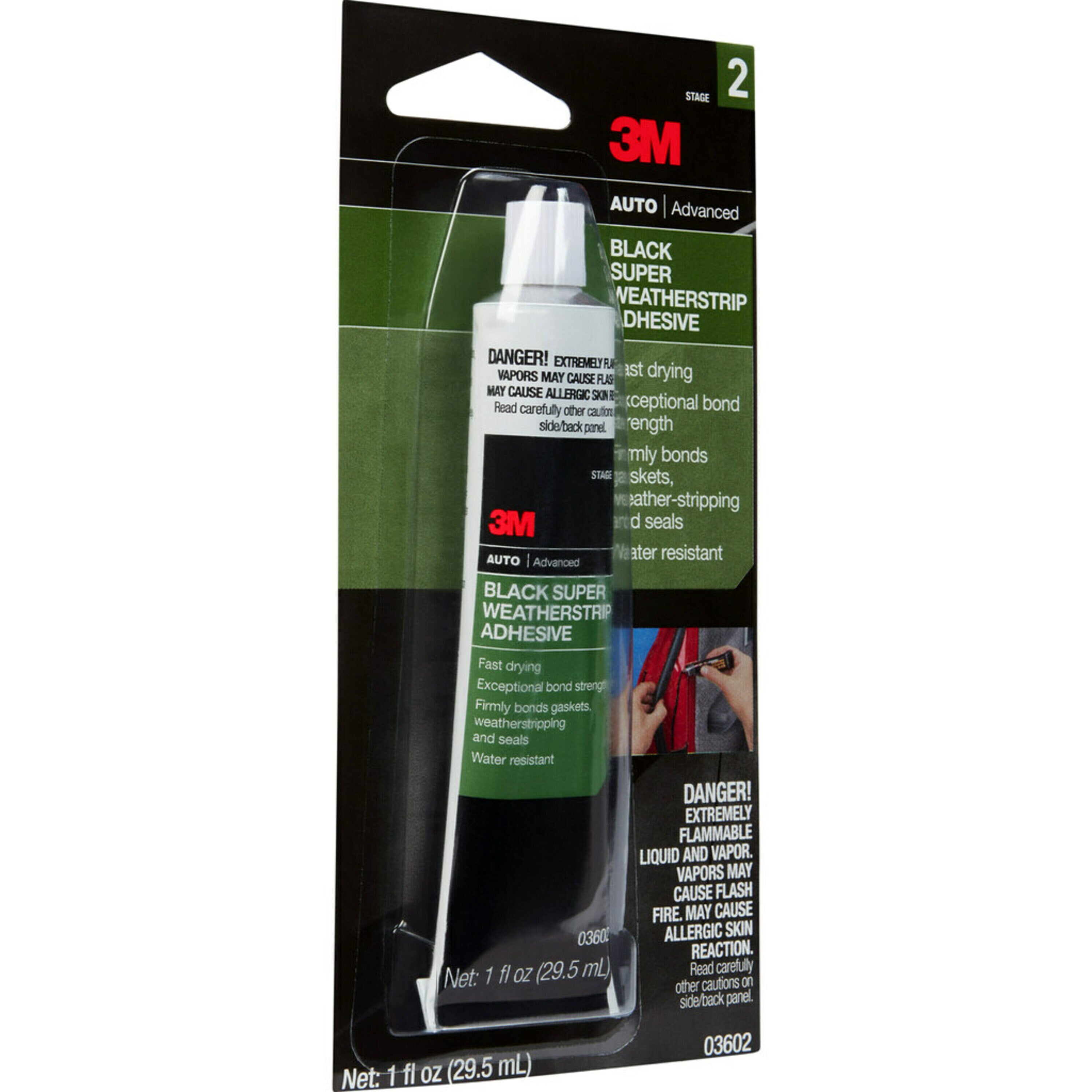 Weatherstrip Adhesive - 3M Clear