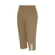 thumbnail image 5 of Pantalones de Yoga de Tamaño Adicional para las Mujeres 3x Color Sólido Bolsillo Capris Cintura Elástica, Transpirable Deporte Casual, 5 of 8