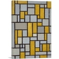 thumbnail image 1 of ARTCANVAS Composition with Grid #1 1918 Canvas Art Print by Piet Mondrian - Size: 18" x 12" (0.75" Deep), 1 of 9