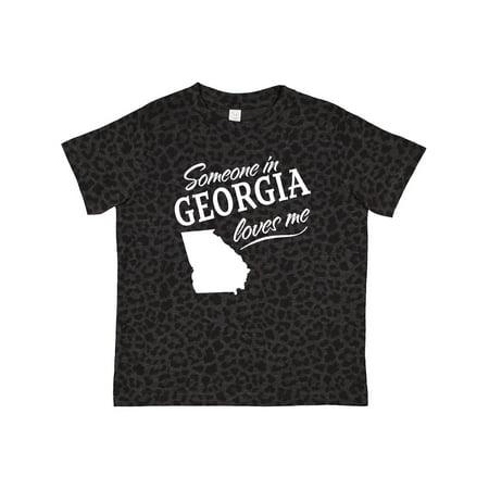 

Inktastic Someone in Georgia Loves Me Gift Toddler Boy or Toddler Girl T-Shirt