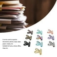 thumbnail image 4 of 10pcs Colored Hinge Clips Small Metal Clips Tiny Metal Binder Clips Wall Clipsfor Photos Files with Hangable Design Strong Clamping Force, 4 of 8