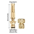 thumbnail image 6 of Brass Hose Nozzle – High Pressure Jet Nozzles, Heavy Duty Sprayer for Garden Hoses, Adjustable Spray Gun,Solid Twist Water Hose Nozzle for Patio, Lawn, Car Wash, 6 of 6