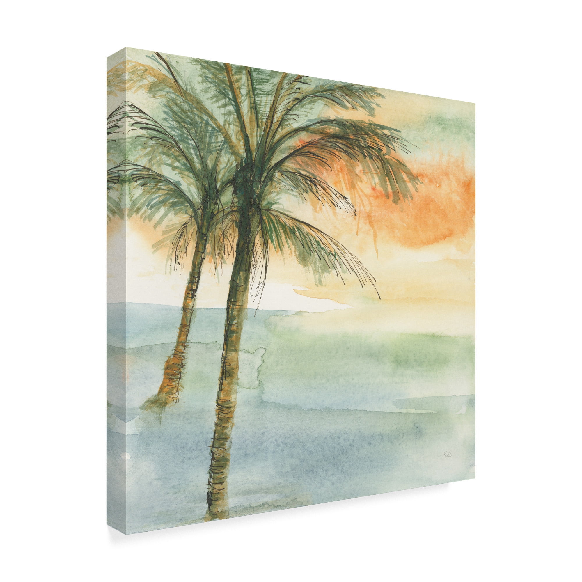 Trademark Fine Art 'Island Sunset I' Canvas Art by Chris Paschke