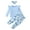 Baby Blue, variant on SANMIO Toddler Girl Clothes Outfits Cute Ruffle Sleeve Shirt Floral Pant+Headband 3Pcs Baby Girl Clothing Set 1-6T