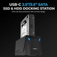 thumbnail image 2 of Estación de acoplamiento para disco duro SABRENT USB-C 2.5/3.5" SATA 10 Gbps, 2 of 6