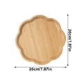 thumbnail image 3 of Daiosportswear Wooden Serving Tray, Oval Serving Tray Rustic Wood Trays for Crafts Large Decorative Wooden Serving Platter Storage Tray Multi Shaped Storage Tray, 3 of 6