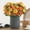 F, variant on Luoshdecor Artificial Flower,Real Touch Slik Flower Bouquets for Home Party Indoor Wedding Table Decor