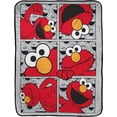thumbnail image 1 of Sesame Street Couverture Jetée Hip Elmo - Mesure 40 X 50 Pouces, Literie pour Enfants -, 1 of 6