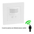 thumbnail image 3 of LLC AC 110V‑240V Infrared PIR Motion Sensor Recessed Wall Lamp Light Bulb Switch, 3 of 6