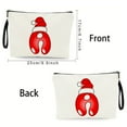 thumbnail image 2 of Christmas Present Theme Cosmetic Bag for Women Makeup Organizer Travel Toiletry Brush Holder Ideal for Bridesmaid Friend Sister Teacher Wife Grandma, 2 of 3