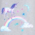 thumbnail image 3 of CafePress - Watercolor Unicorn And Rainbow - Women's Nightshirt, 3 of 4