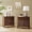walnut, variant on Tina's Home 27" Tall Traditional Storage Wood End Table with Charging Station & Adjustable Shelf, Side Table for Apartment and Living Room Walnut