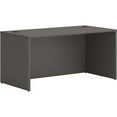 thumbnail image 3 of HON Mod Desk Collection Rectangular Desk Finish, Slate Teak Laminate, 3 of 3