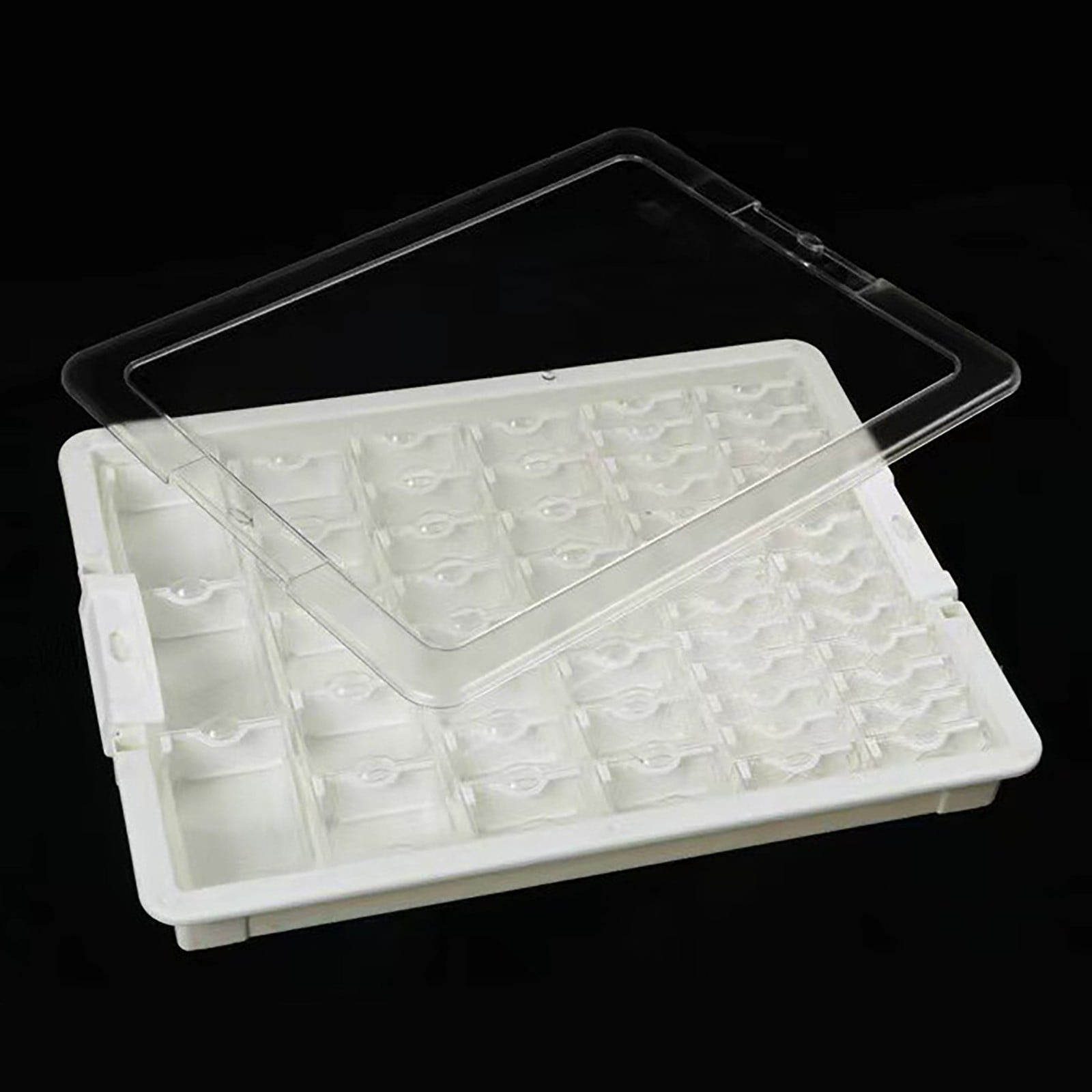 Usbinx Life Bead Storage Organizer Box Container Jewelry Nail Art Craft Storage Case with Compartments 13.7 x 10.63 x 1.69 in