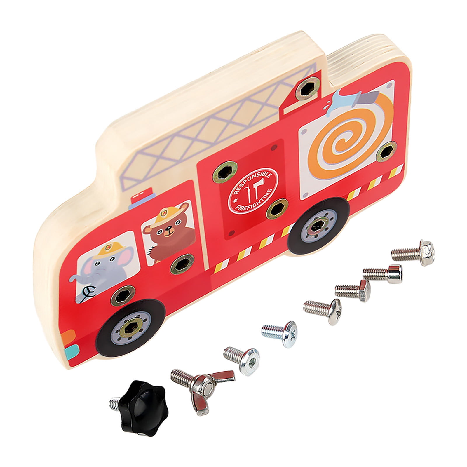 Libro De Actividades De Tela El Garaje De Jules – Juguete Educativo Sensorial De 16x16 Cm, Con Solapas Y Peluche, Lavable A Máquina, Ideal Para Bebés De 12 Meses En Adelante