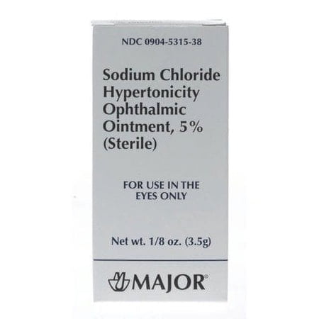 Sodium Chloride Hyperlonicity Ophthalmic ointmnt 5%, 3.5 gm