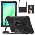 thumbnail image 1 of Funda para Samsung Galaxy Tab A11 Plus de 11 pulgadas (2025) y A9 Plus de 11 pulgadas (2023), funda protectora infantil a prueba de golpes con portalápices, correa de mano giratoria de 360 ​​grados, 1 of 9