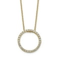 thumbnail image 1 of Diamond2Deal Collier Cercle en Or Jaune 14K 1.5 mm pour Femmes 18 Pouces, 1 of 4